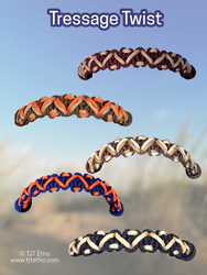 [m]tressage twist pour personnalisé len matériel pour l'équitatuion éthologique