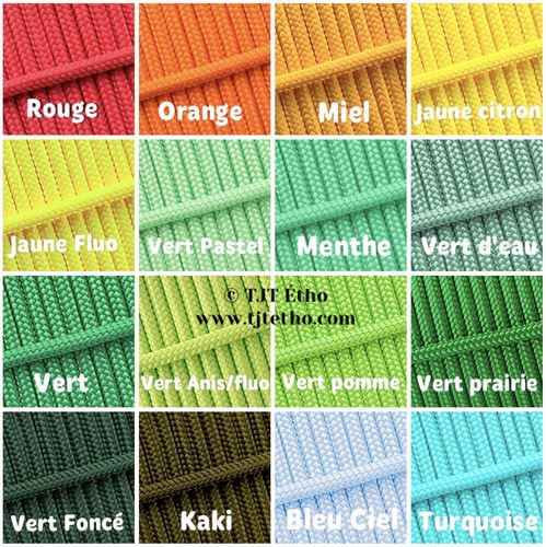 [m]Fourniture corde 6mm pour la fabrication de licol éthologique et bracelet macramé