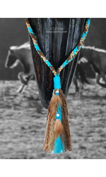 Cordéo avec Plume 8mm plat