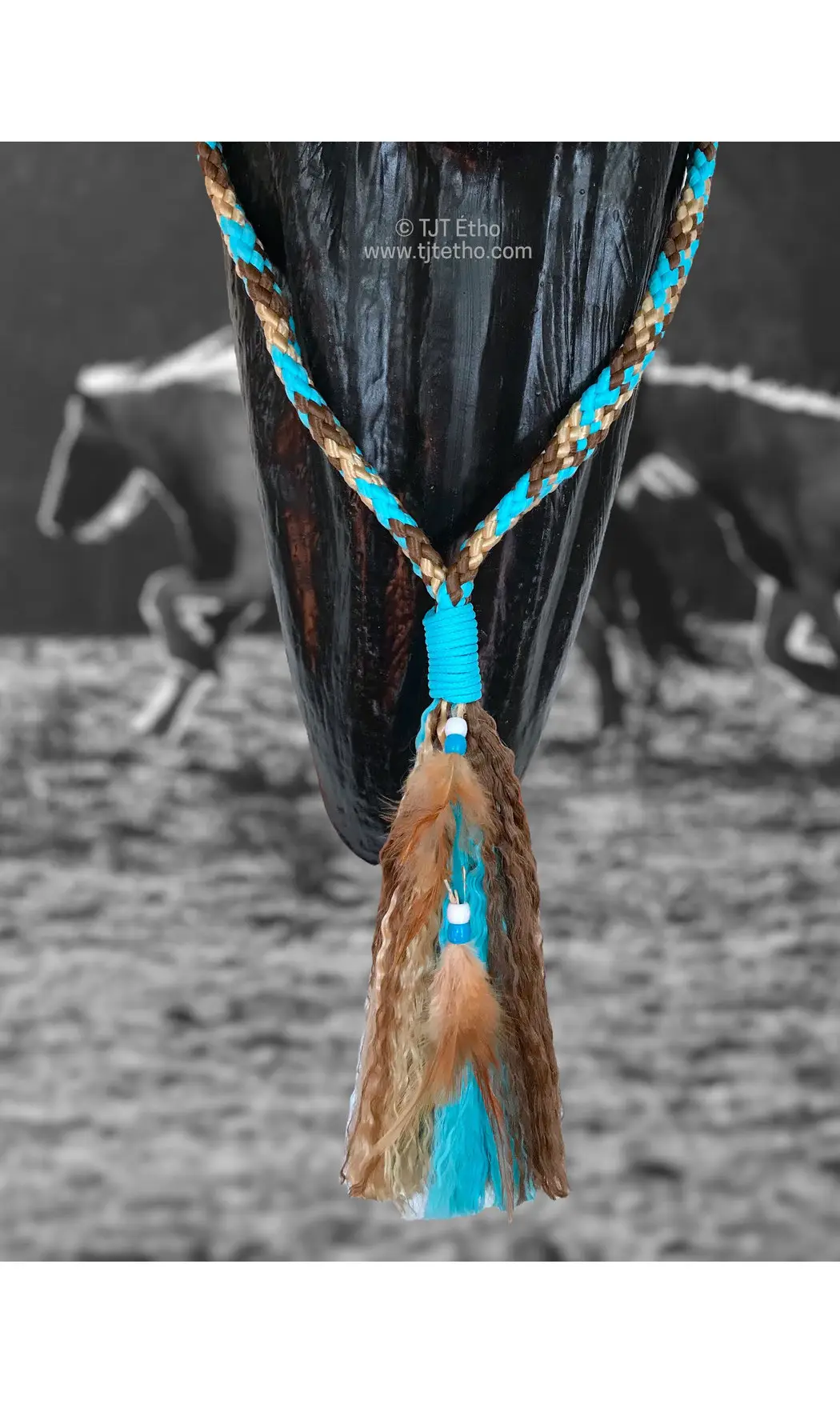 Cordéo avec Plume 8mm plat