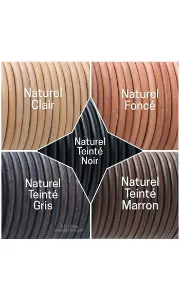 Licol en cuir ND à anneau