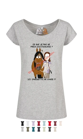 T-shirt B : Spaghettis de longe !