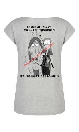 T-shirt B : Spaghettis de longe !