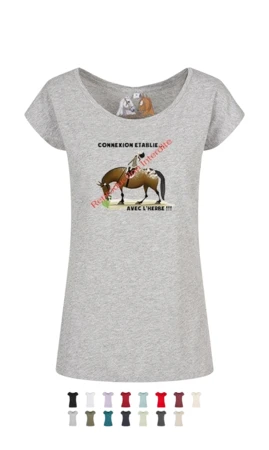 T-shirt B Connexion établie avec l'herbe