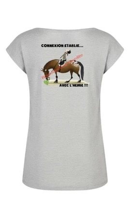 T-shirt B Connexion établie avec l'herbe