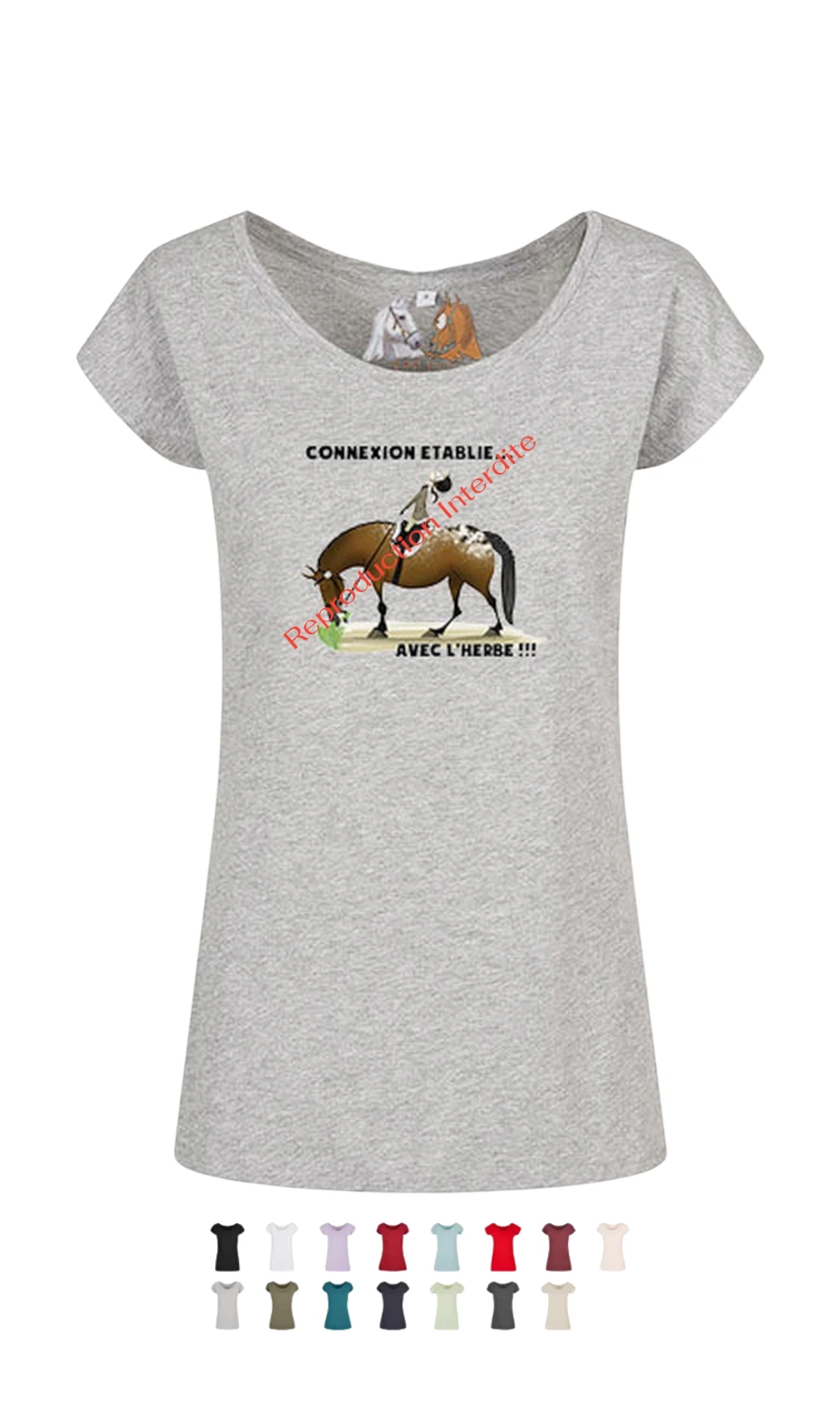 T-shirt B Connexion établie avec l'herbe