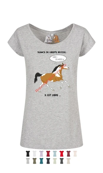 T-shirt B: Séance de liberté réussie !