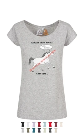 T-shirt B: Séance de liberté réussie !