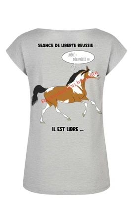 T-shirt B: Séance de liberté réussie !