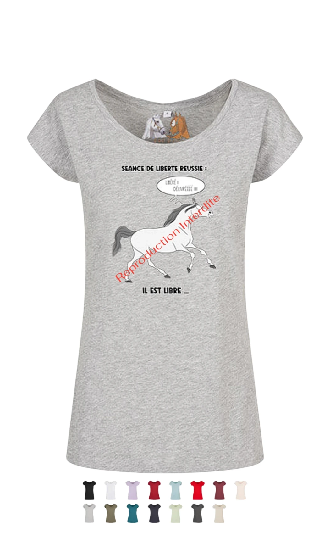 T-shirt B: Séance de liberté réussie !