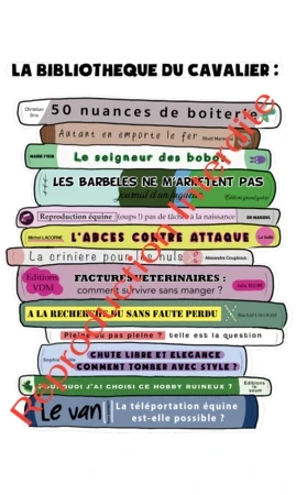 Sweat : La Bibliothèque du Cavalier !