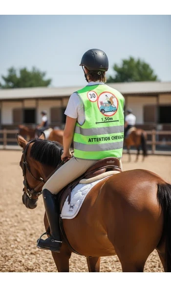 Gilet de sécurité adulte avec dessin