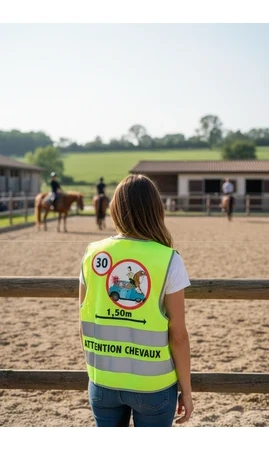 Gilet de sécurité adulte avec dessin