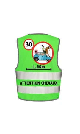 Gilet de sécurité adulte avec dessin