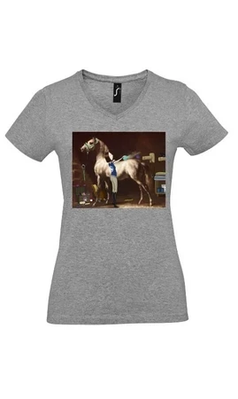 T-Shirt Géricault "Pur sang Arabe gris"
