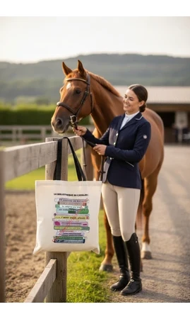 Sac shopping Bibliothèque du cavalier