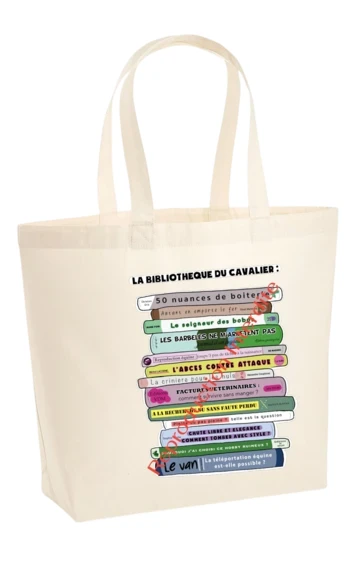 Sac shopping Bibliothèque