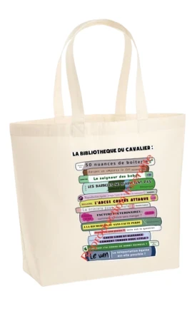Sac shopping Bibliothèque