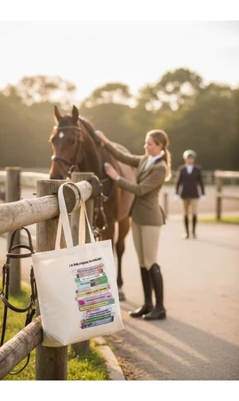 Sac shopping Bibliothèque