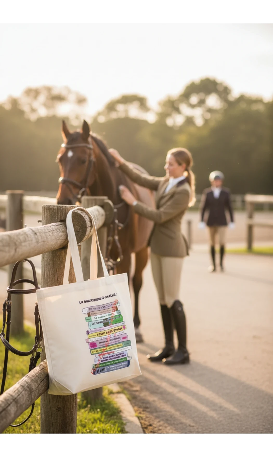 Sac shopping Bibliothèque