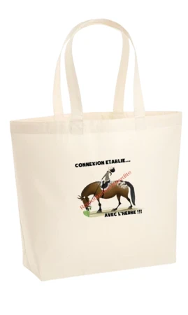 Sac shopping Connexion avec l'herbe