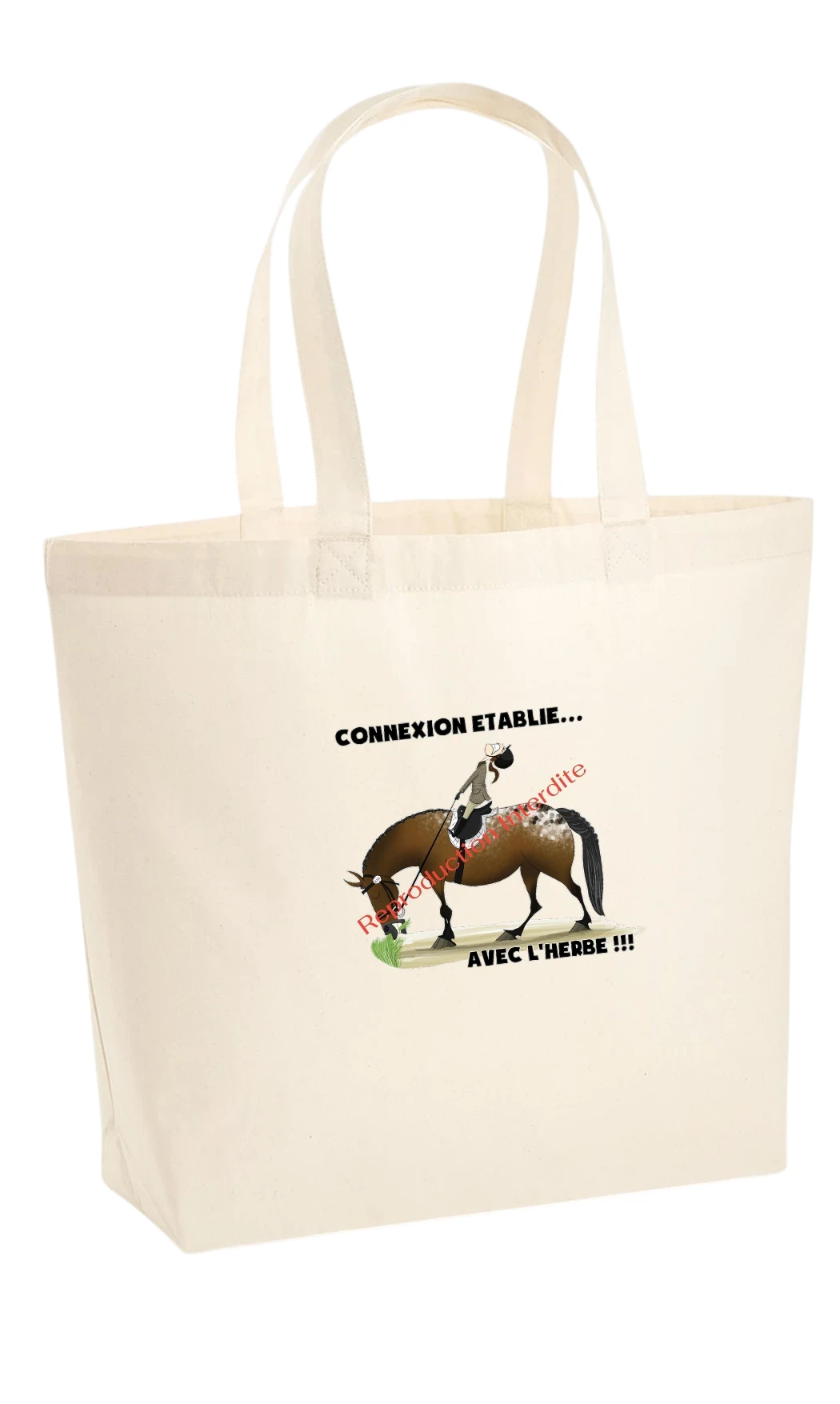 Sac shopping Connexion avec l'herbe