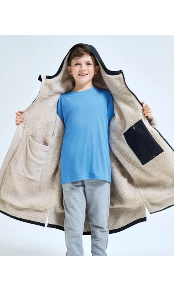 Manteau d’écurie imper. doublé sherpa EN