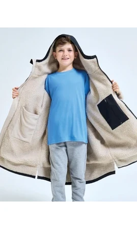 Manteau d’écurie imper. doublé sherpa EN