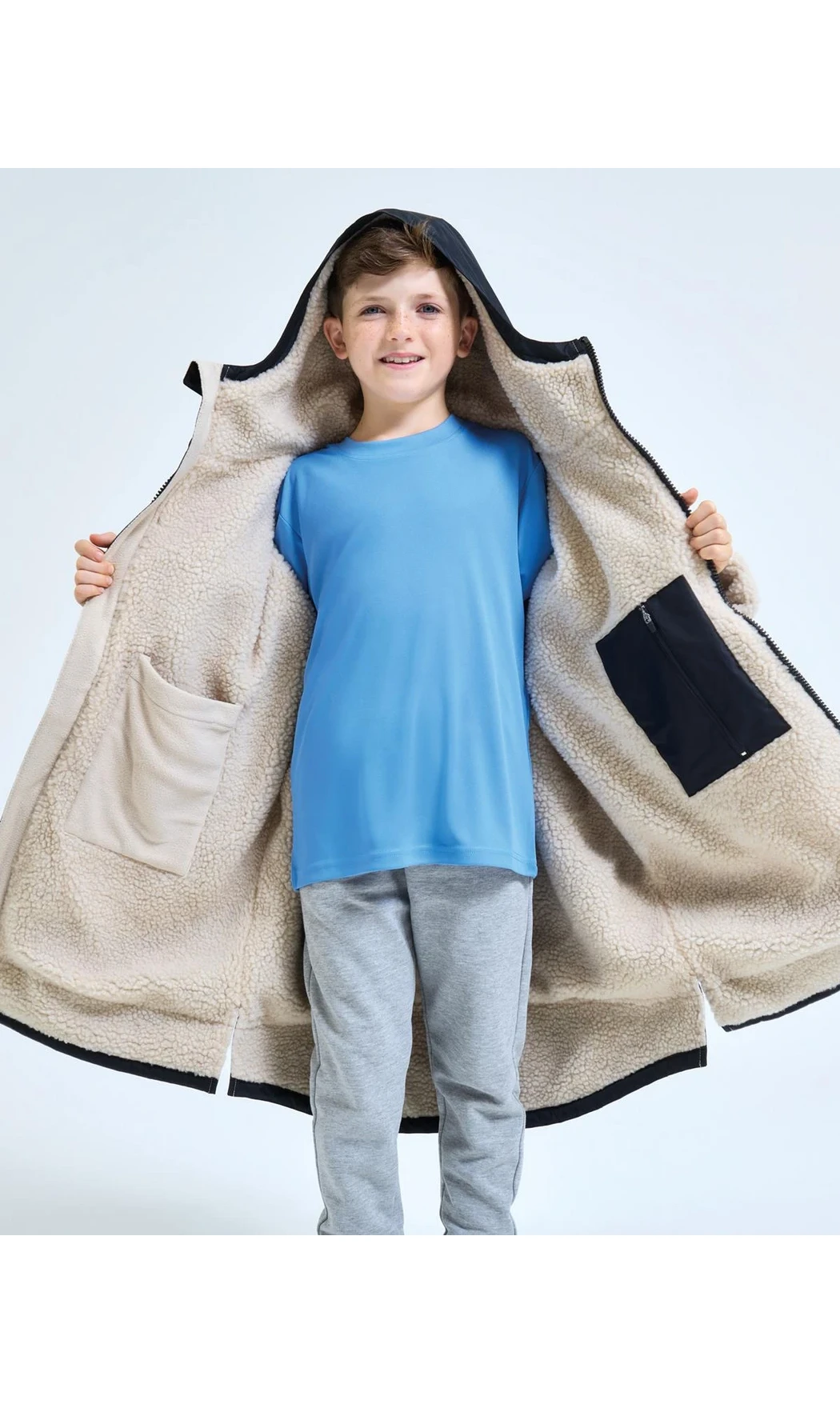 Manteau d’écurie imper. doublé sherpa EN