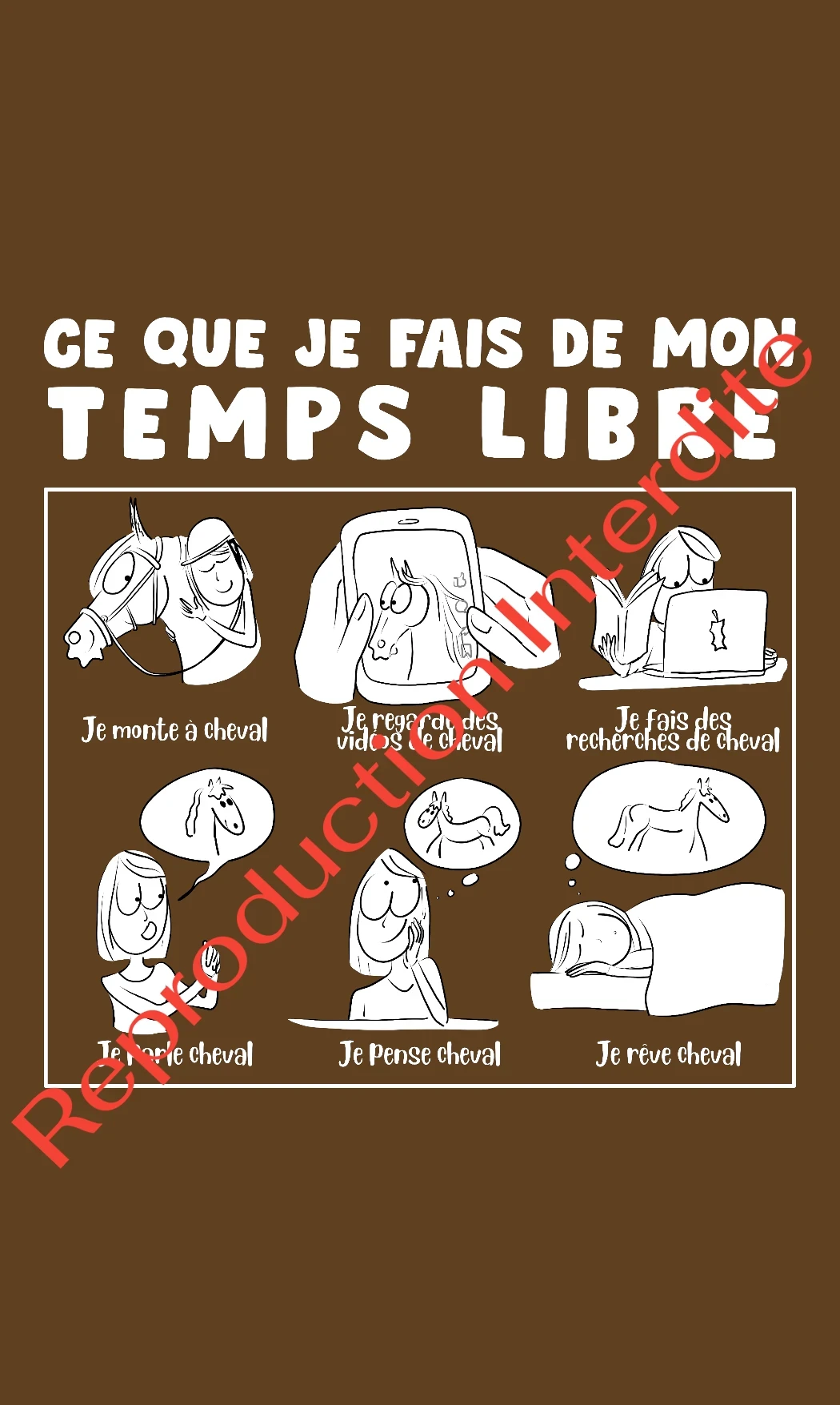 Sac Ce que je fais de mon temps libre